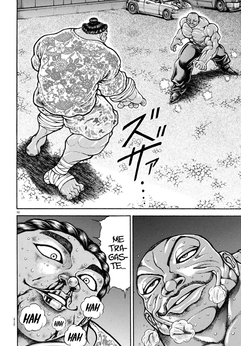 Baki Dou capítulo 143, página 10