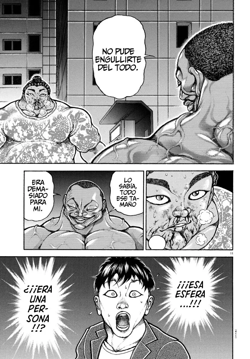 Baki Dou capítulo 143, página 11