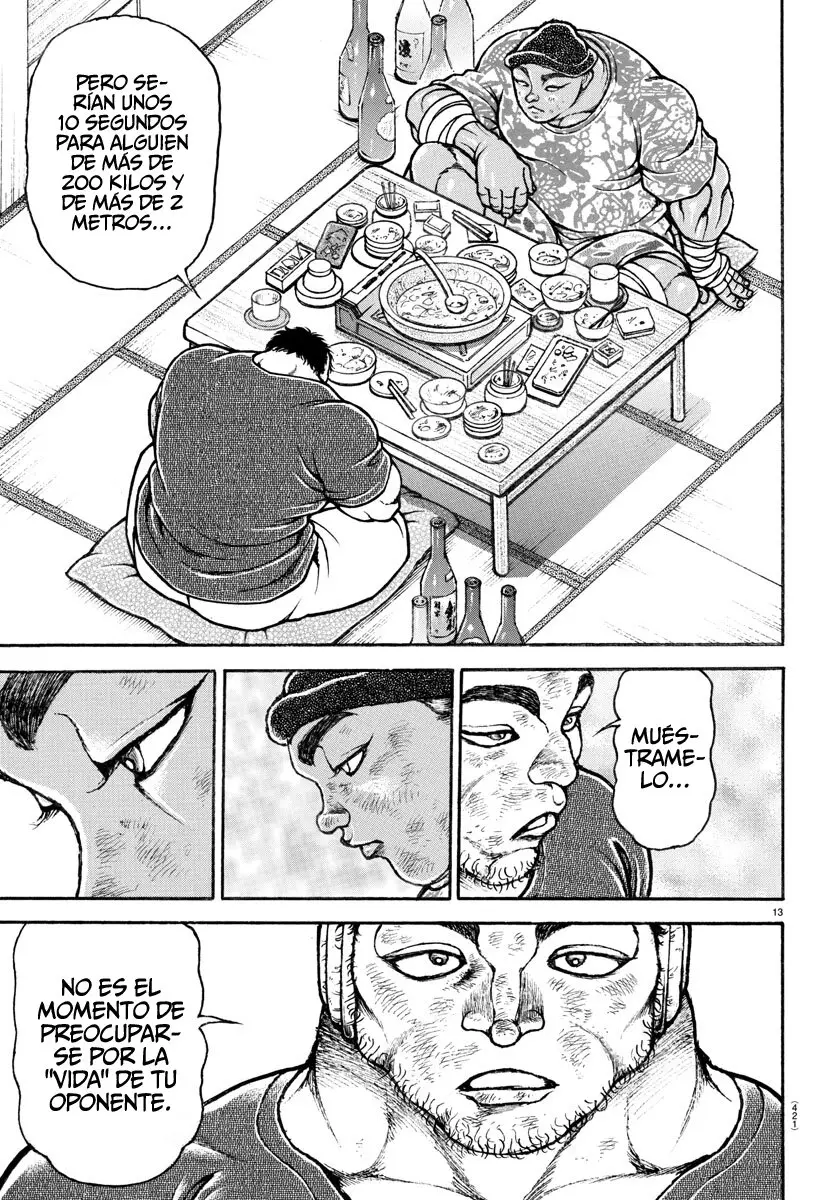 Baki Dou capítulo 144, página 14