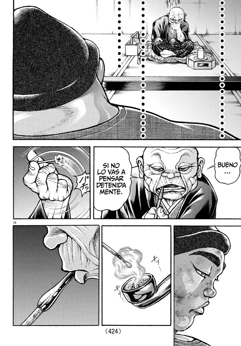 Baki Dou capítulo 144, página 16