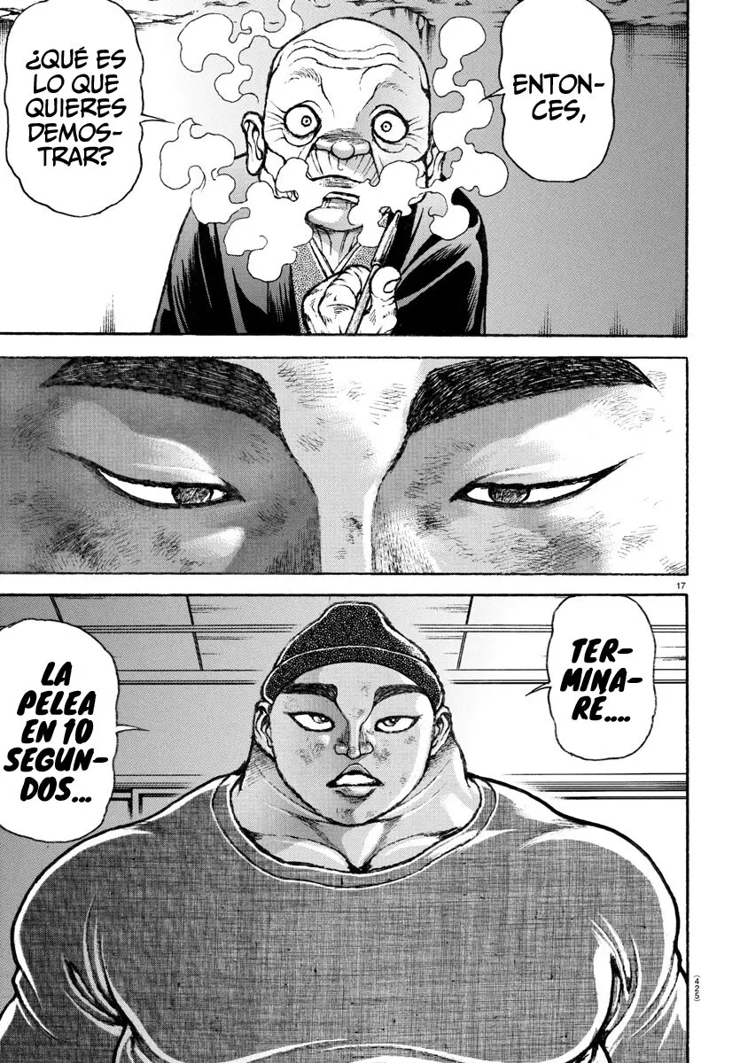Baki Dou capítulo 144, página 17