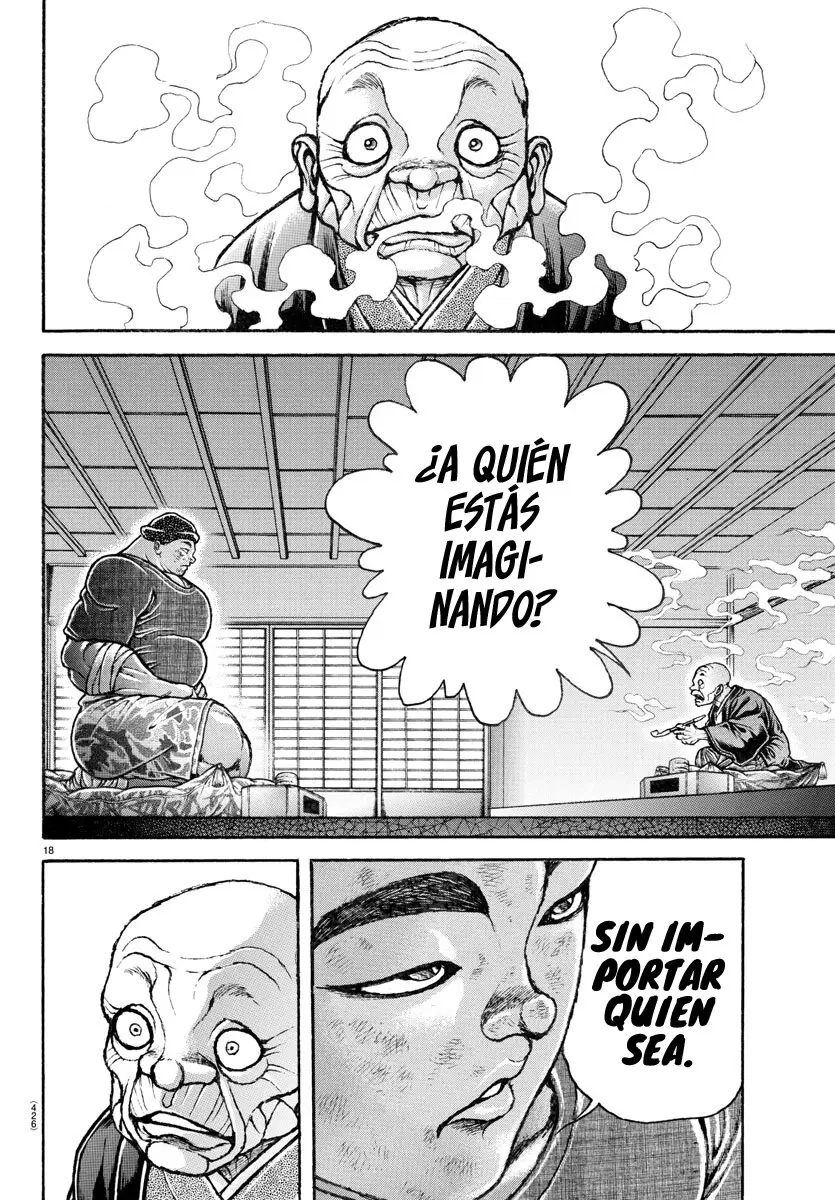 Baki Dou capítulo 144, página 18