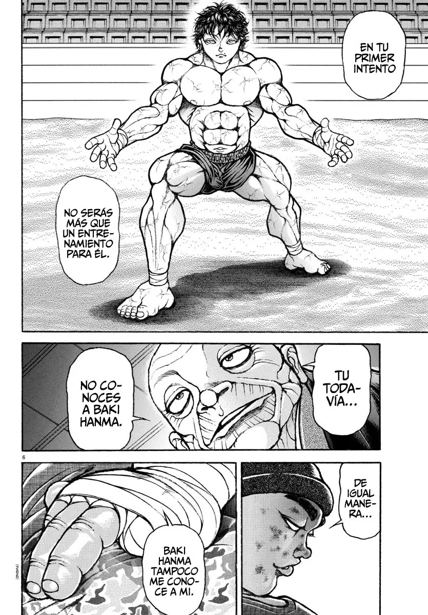 Baki Dou capítulo 145, página 8