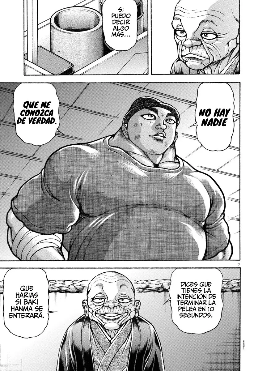 Baki Dou capítulo 145, página 9