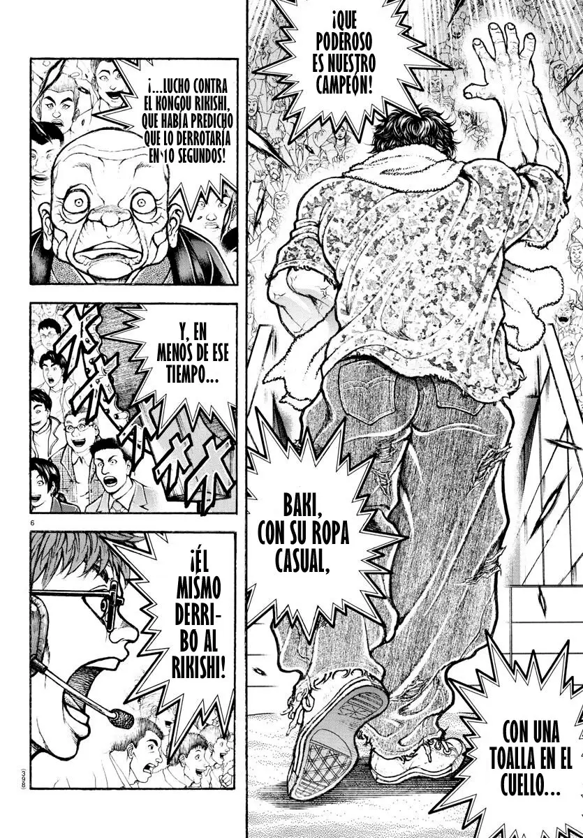 Baki Dou capítulo 148, página 8
