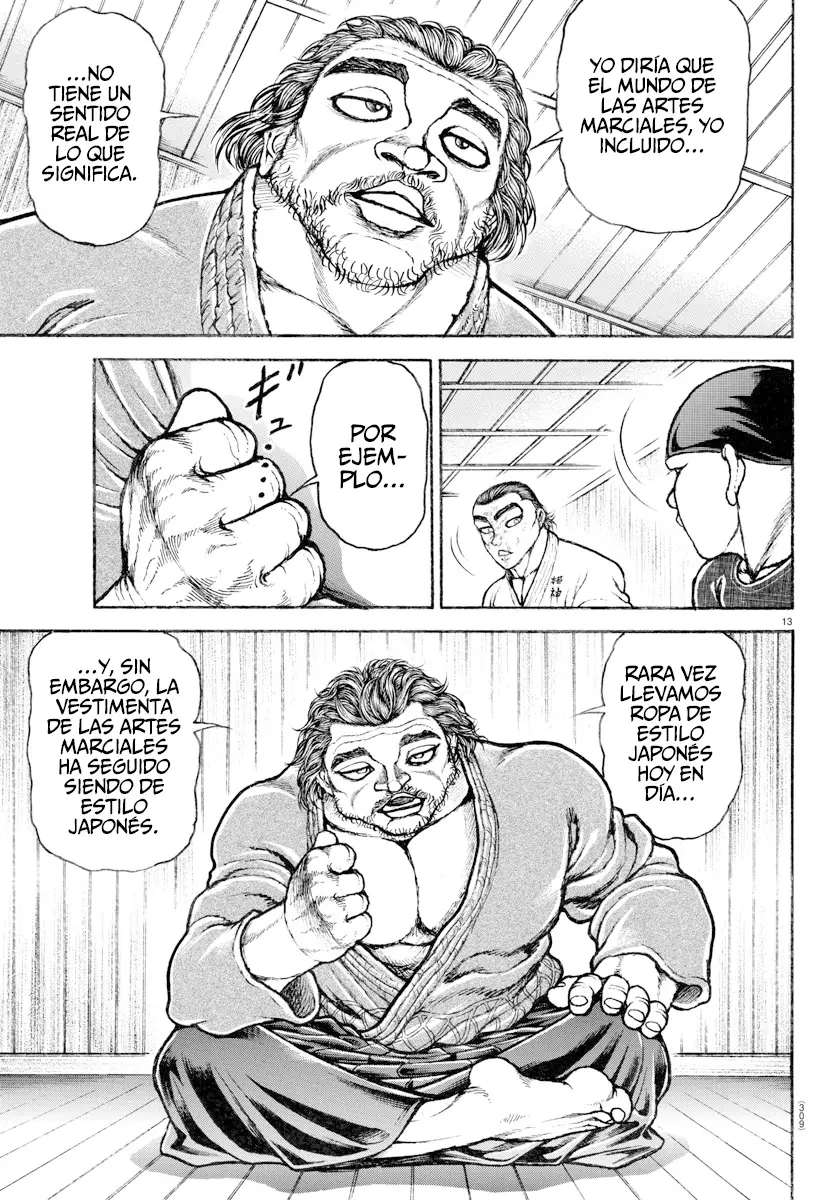 Baki Dou capítulo 149, página 15