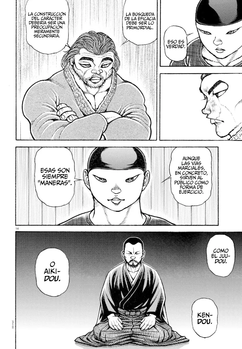 Baki Dou capítulo 149, página 16