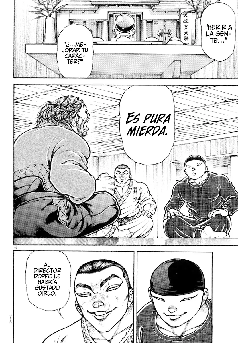 Baki Dou capítulo 149, página 18