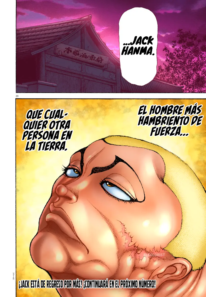 Baki Dou capítulo 149, página 22