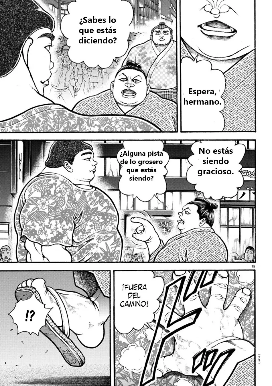 Baki Dou capítulo 19, página 15