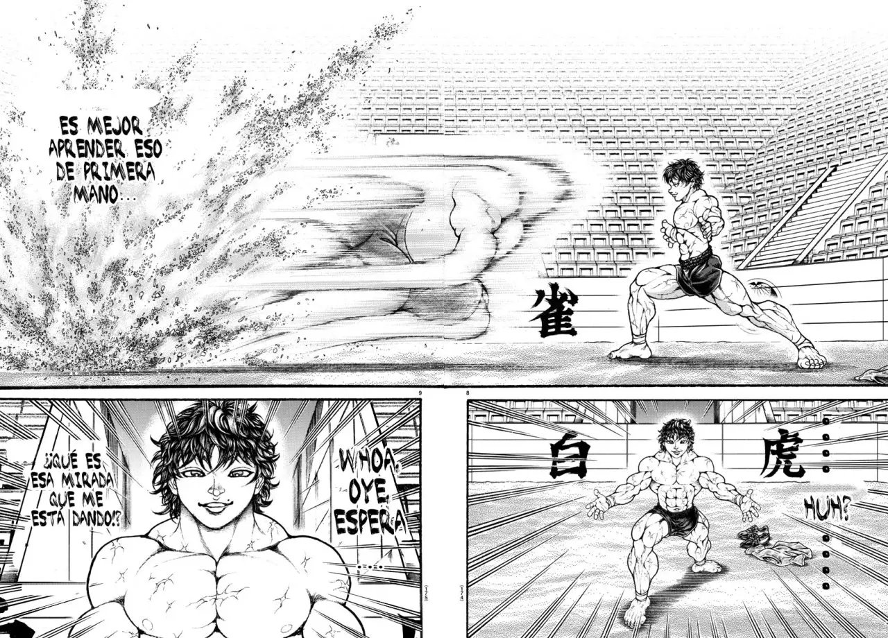 Baki Dou capítulo 28, página 9