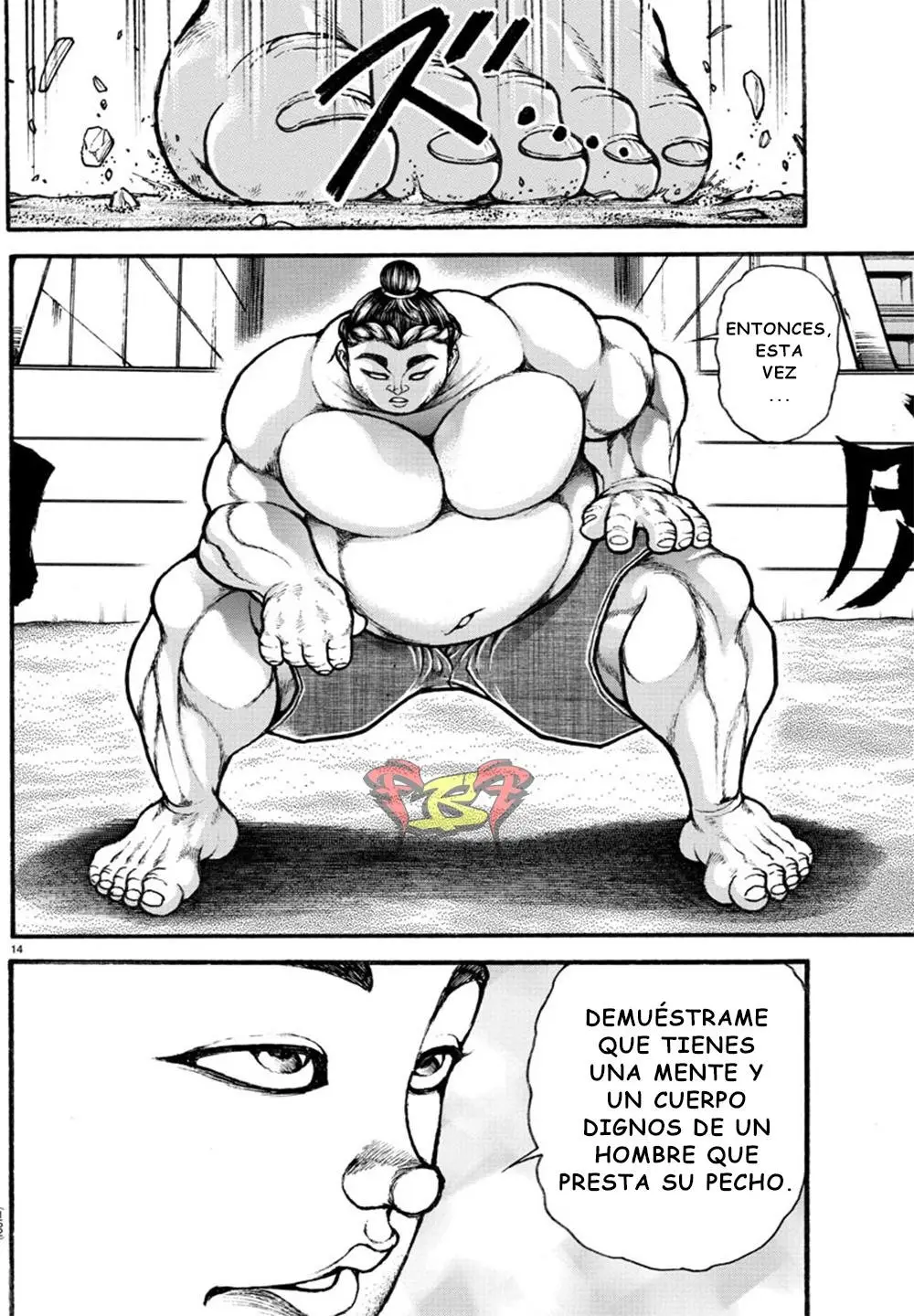 Baki Dou capítulo 30, página 14