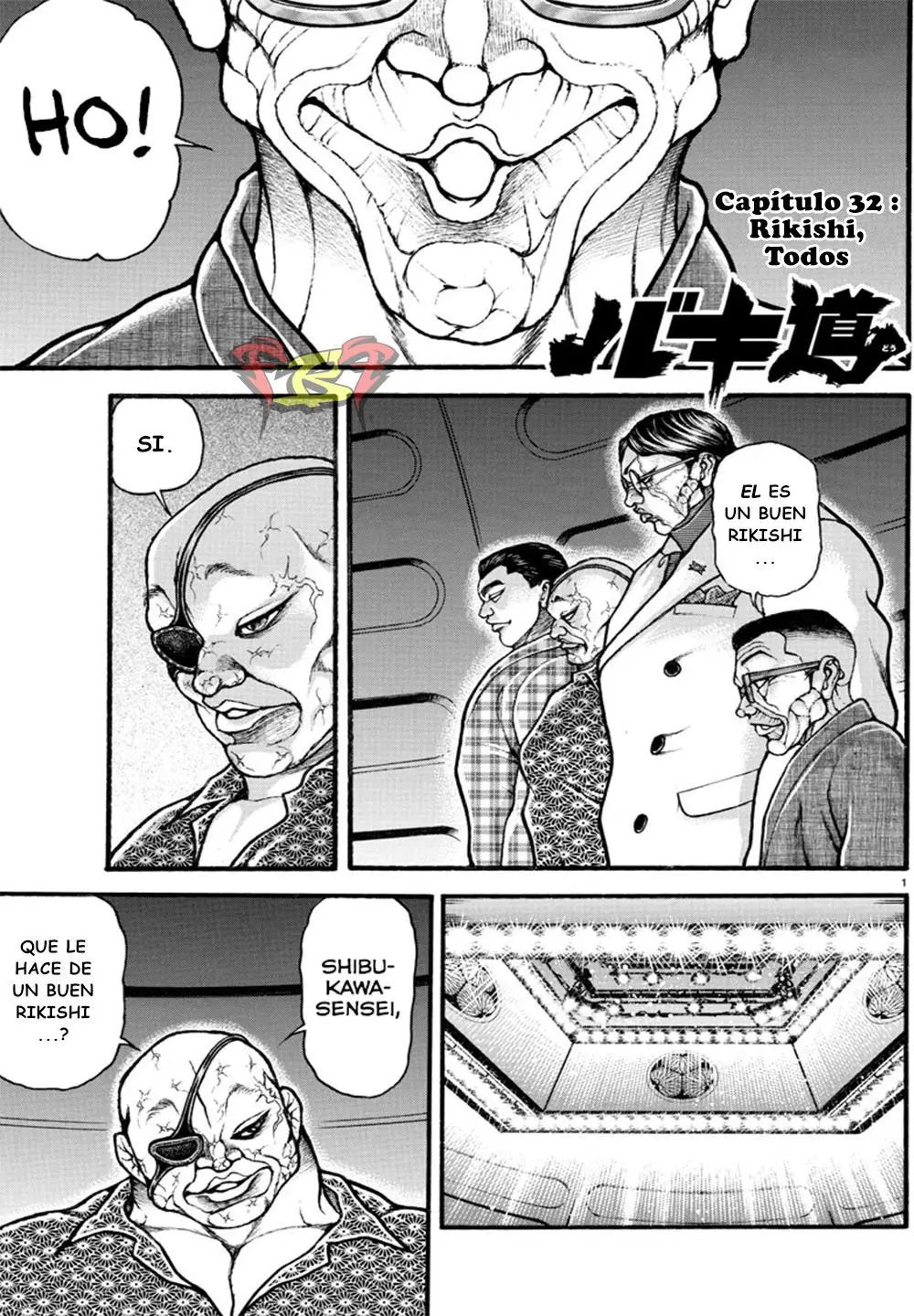 Baki Dou capítulo 32, página 1