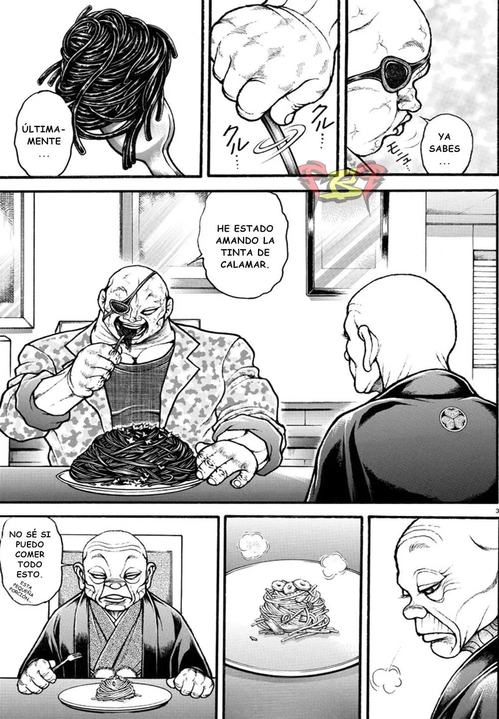 Baki Dou capítulo 33, página 3
