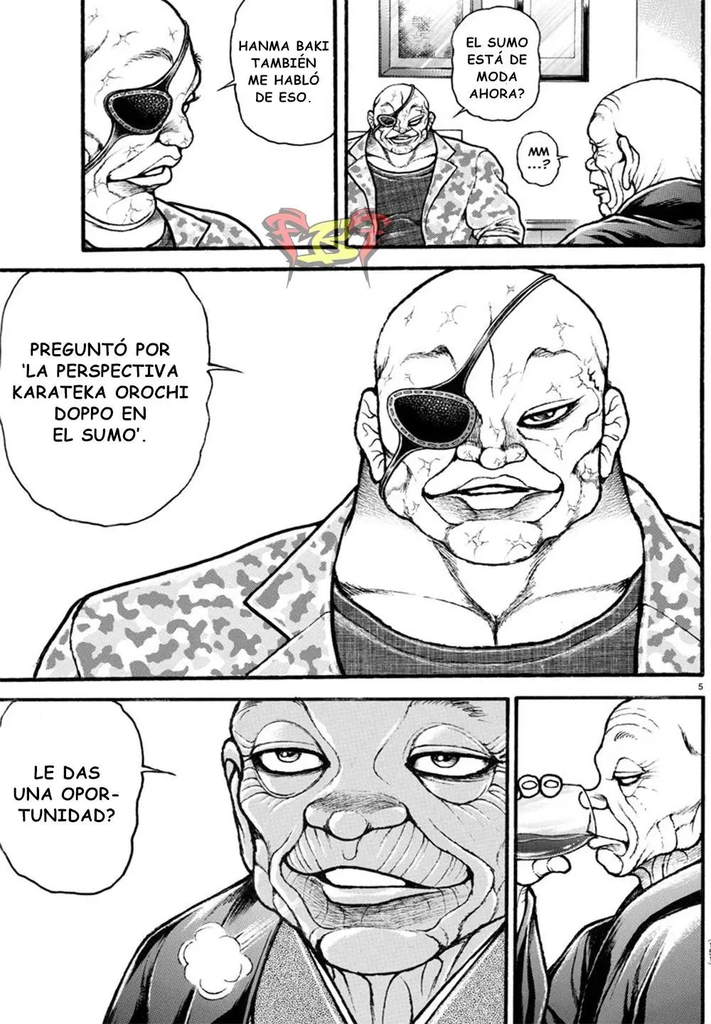 Baki Dou capítulo 33, página 5
