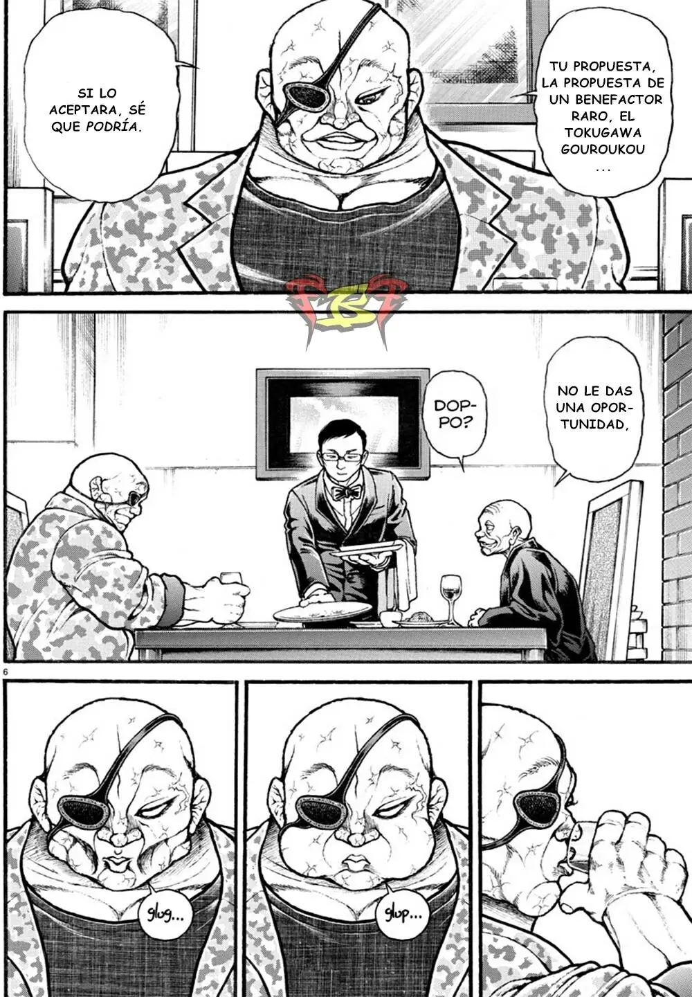 Baki Dou capítulo 33, página 6