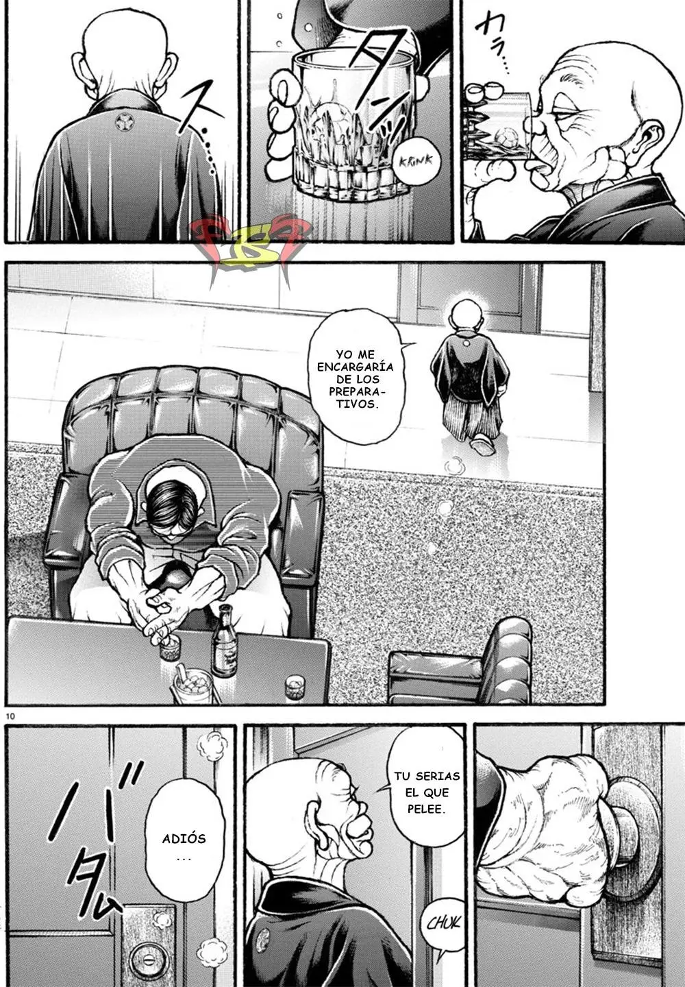 Baki Dou capítulo 33, página 10