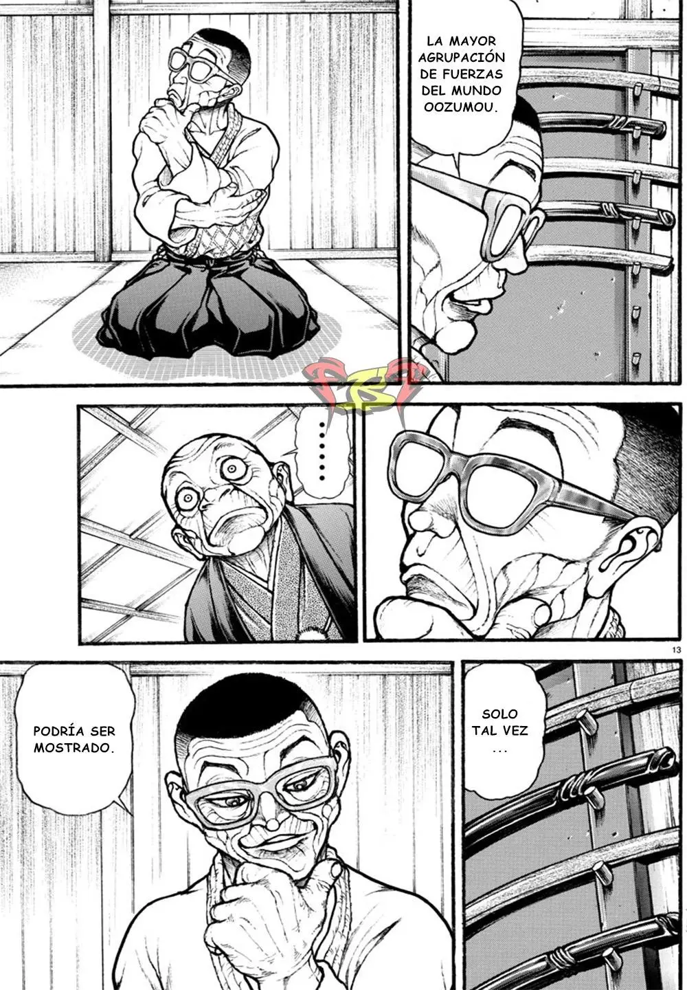 Baki Dou capítulo 33, página 13