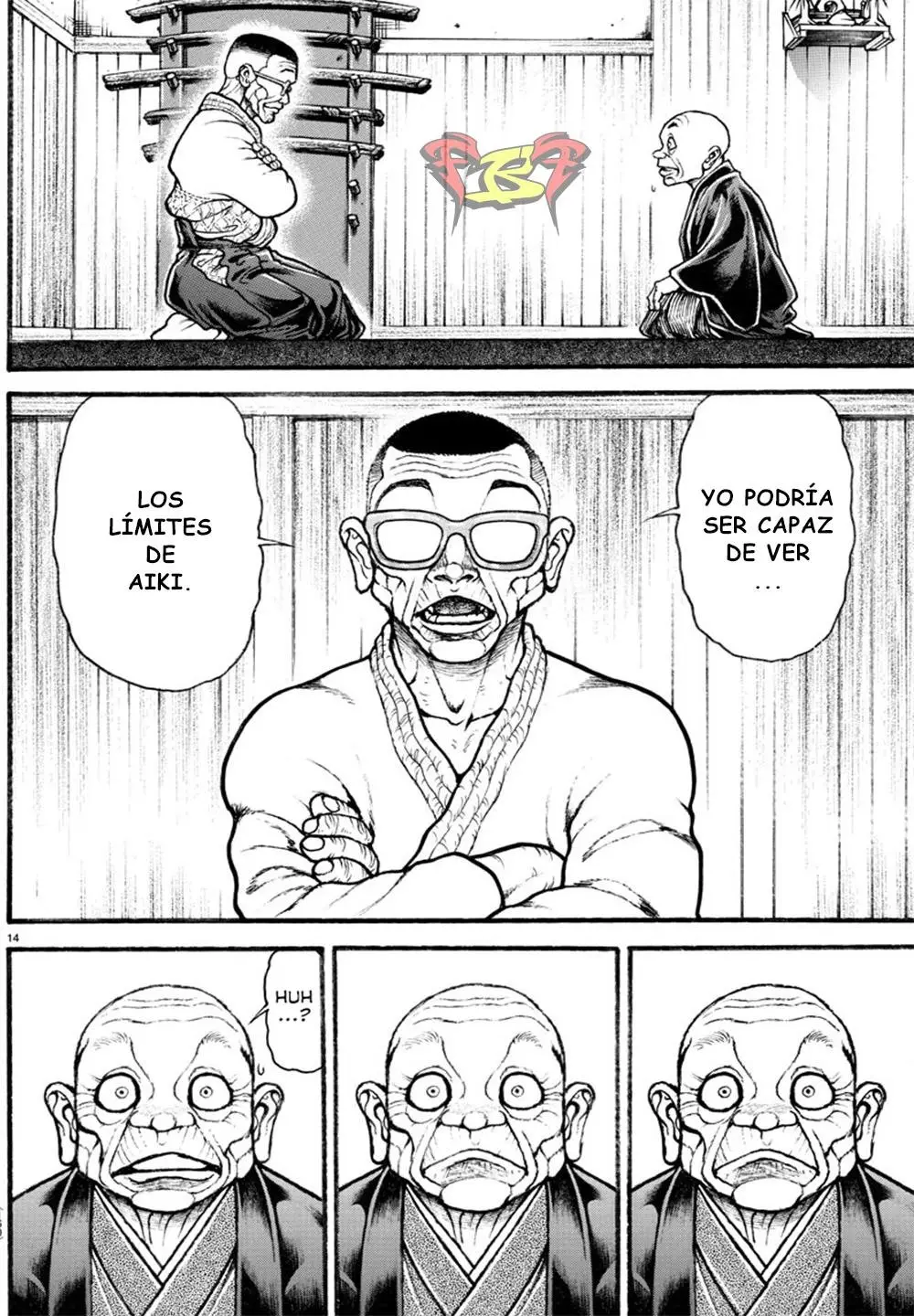 Baki Dou capítulo 33, página 14