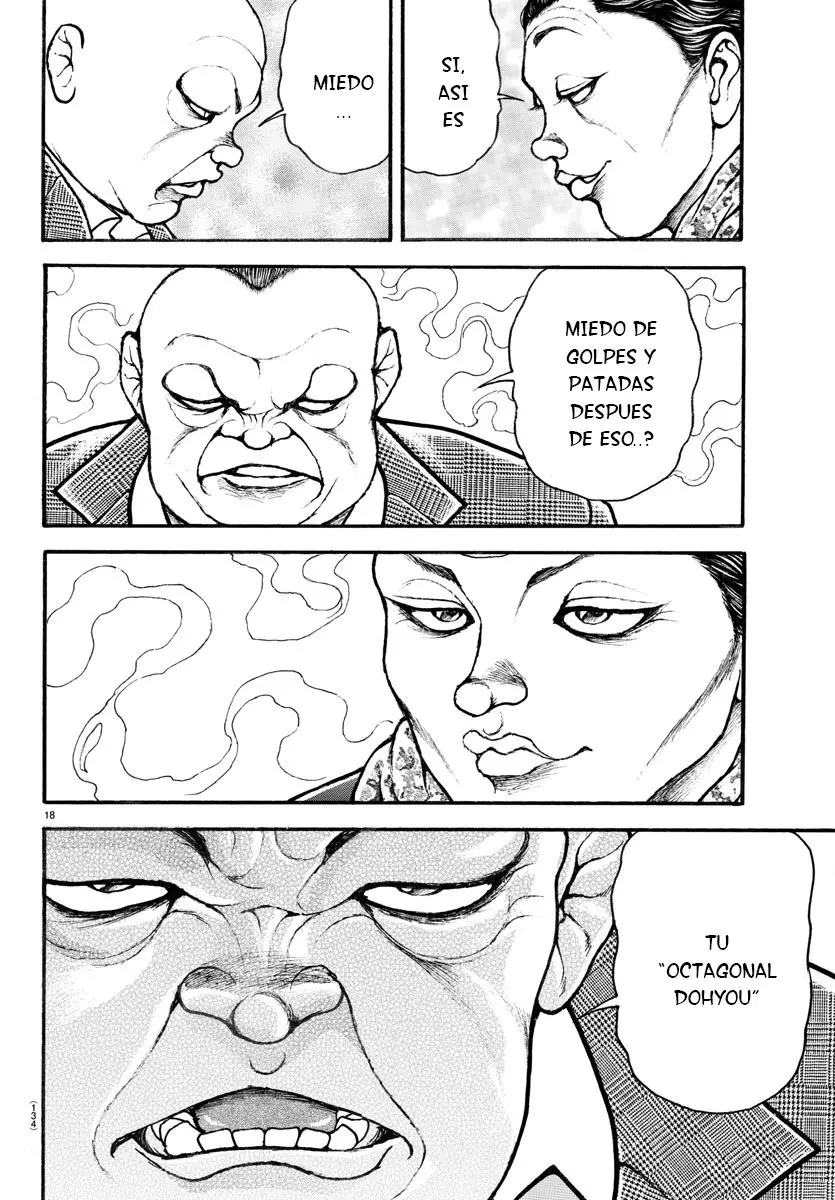 Baki Dou capítulo 34, página 18
