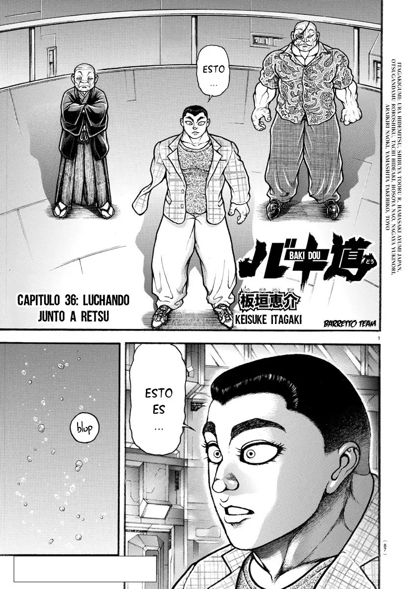 Baki Dou capítulo 36, página 1