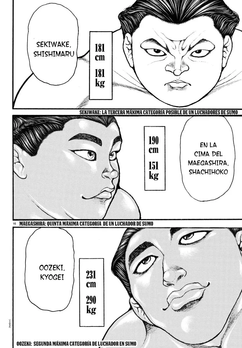 Baki Dou capítulo 36, página 16