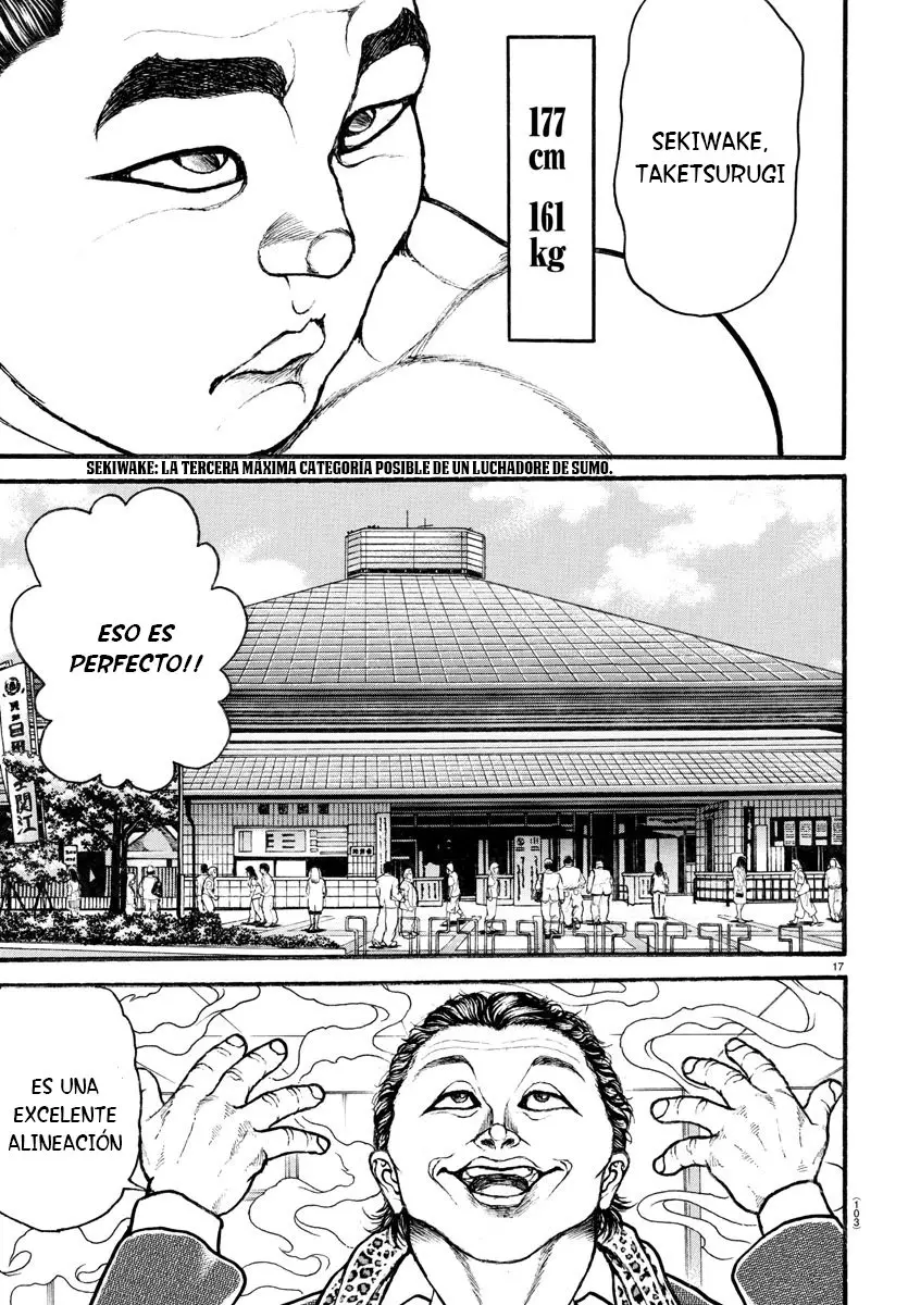 Baki Dou capítulo 36, página 17