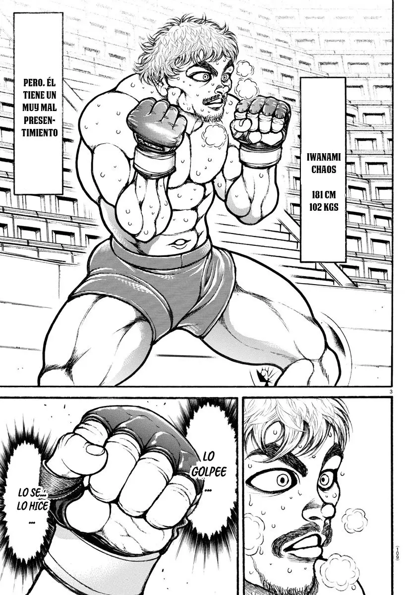 Baki Dou capítulo 38, página 3