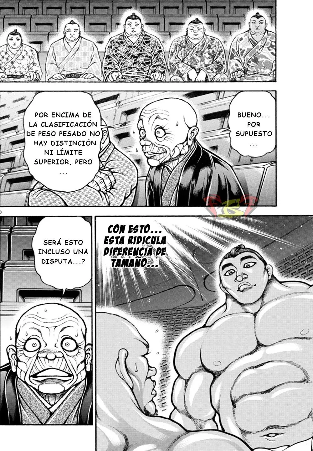 Baki Dou capítulo 40, página 8