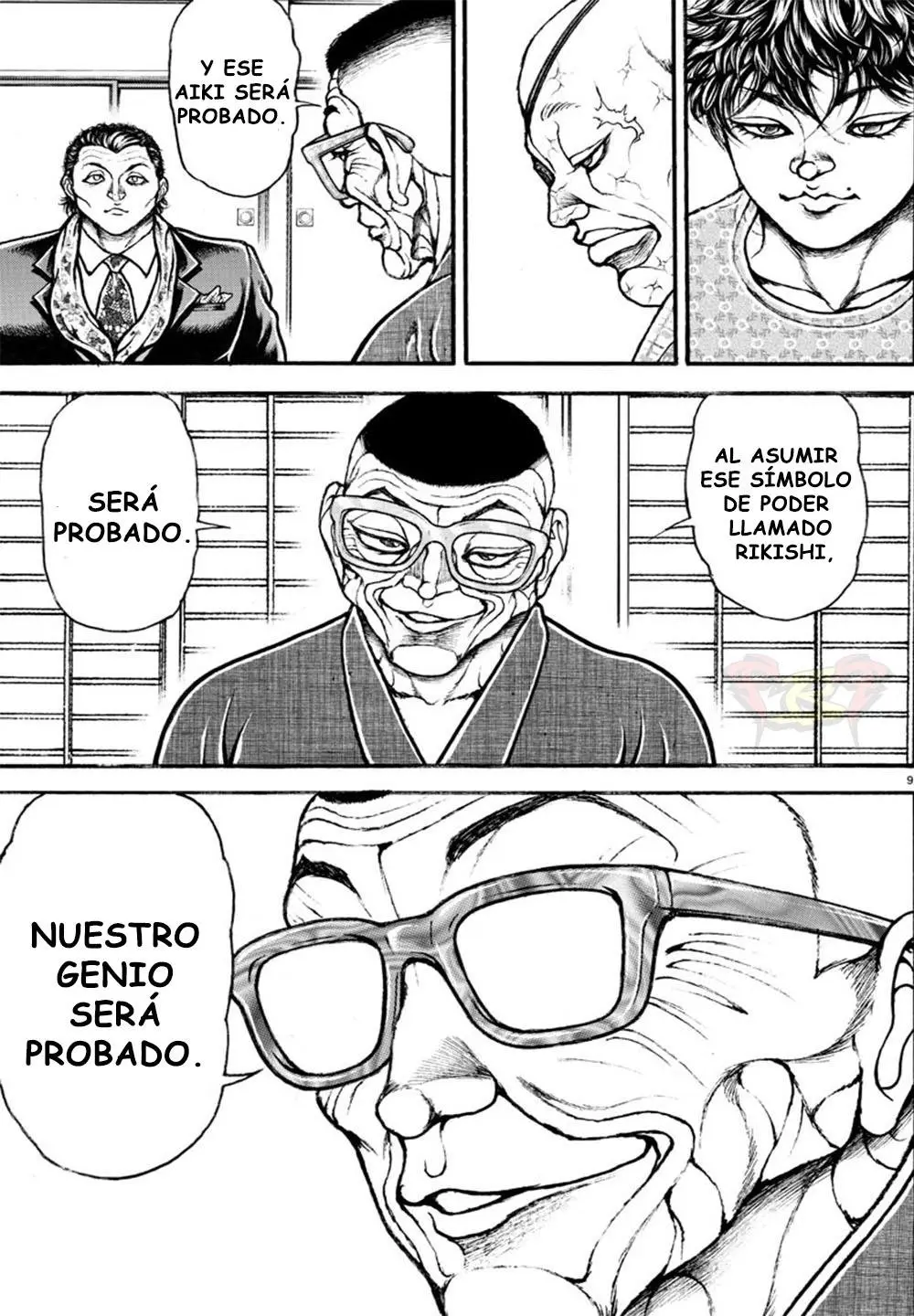 Baki Dou capítulo 44, página 9