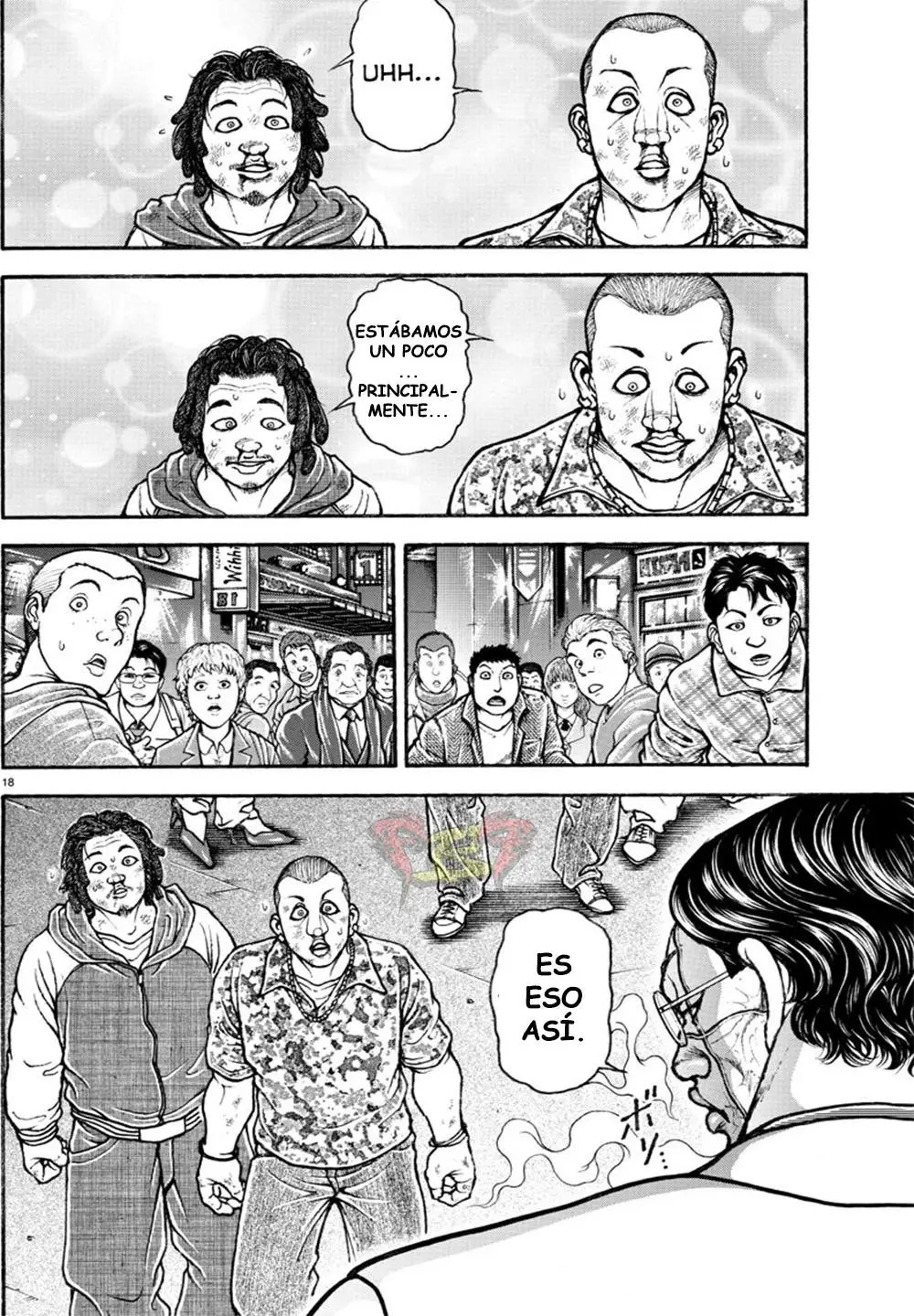 Baki Dou capítulo 45, página 18