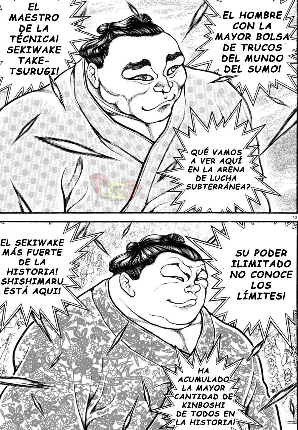 Baki Dou capítulo 47, página 12