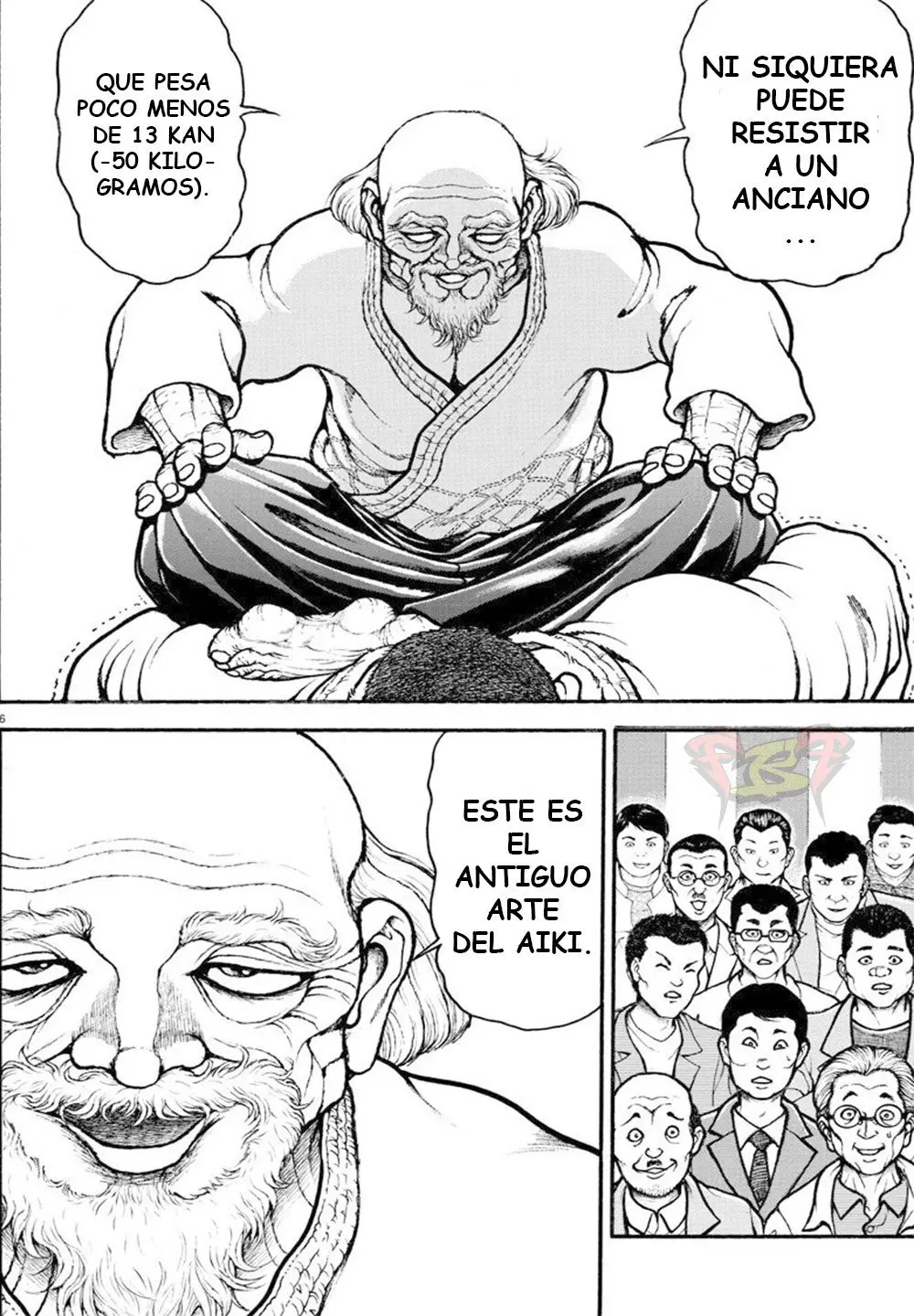 Baki Dou capítulo 49, página 6