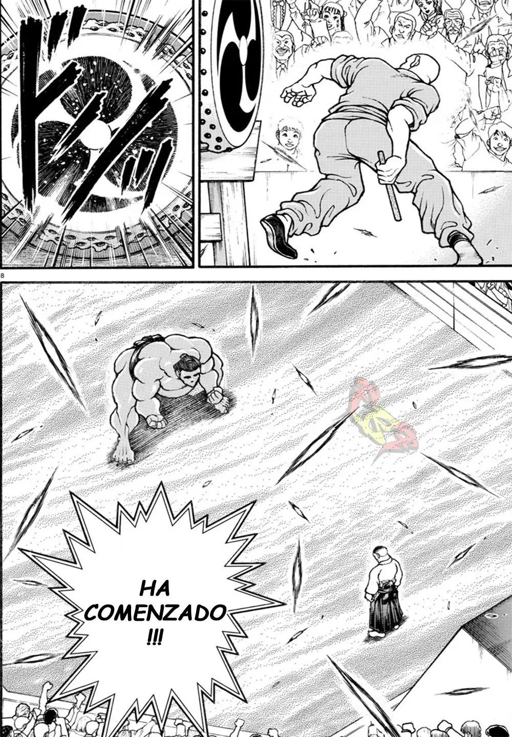 Baki Dou capítulo 50, página 8