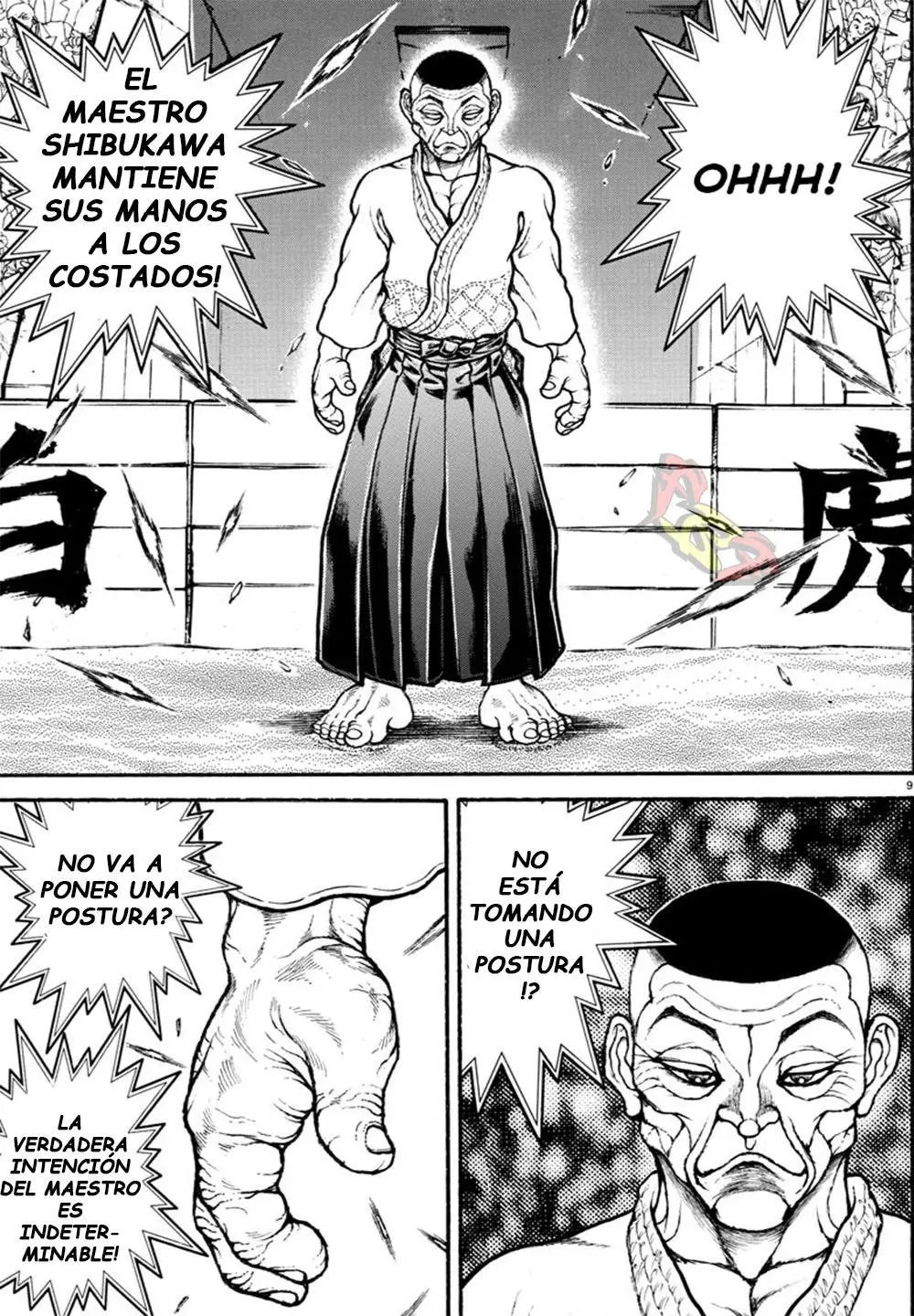 Baki Dou capítulo 50, página 9