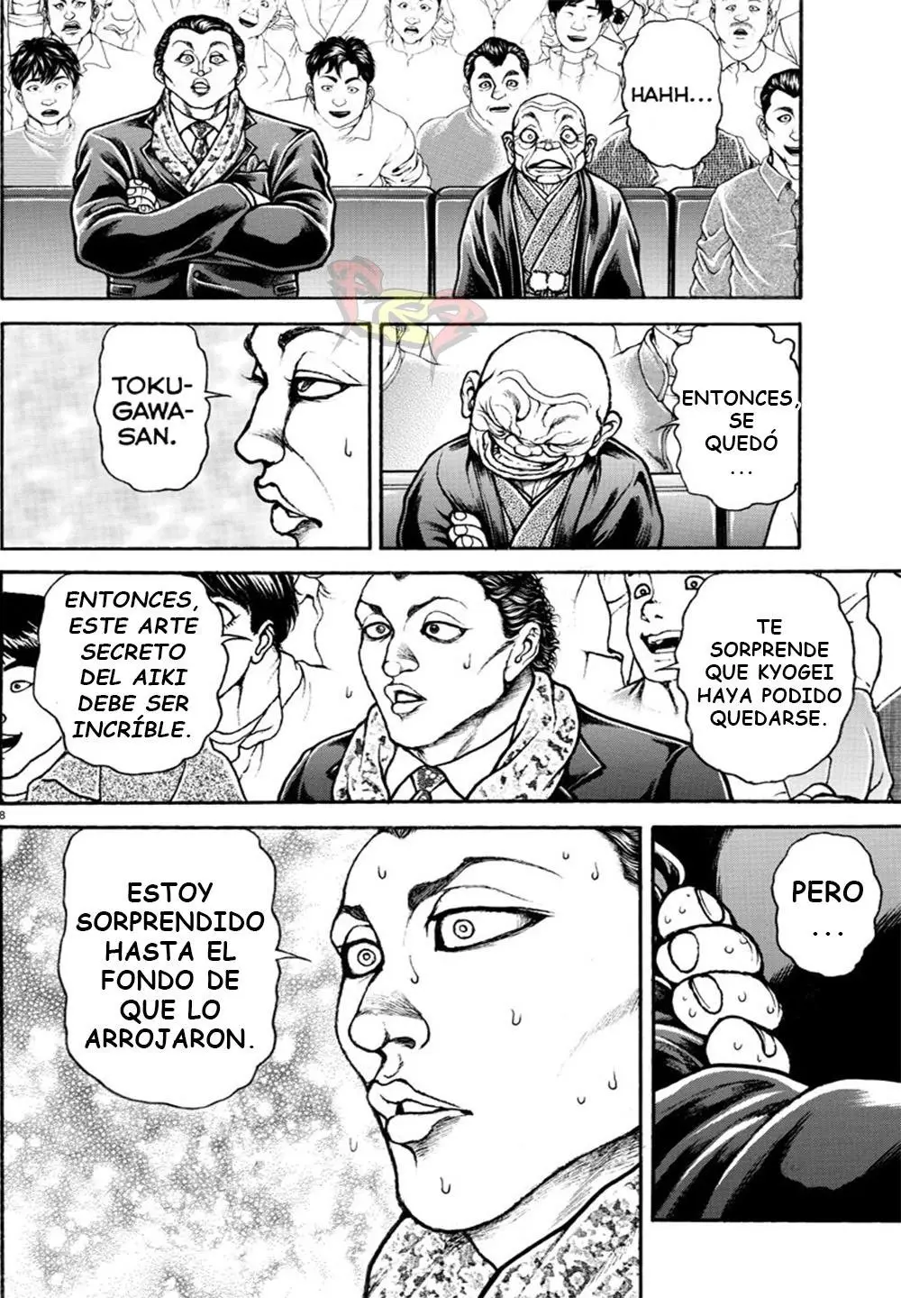 Baki Dou capítulo 52, página 8