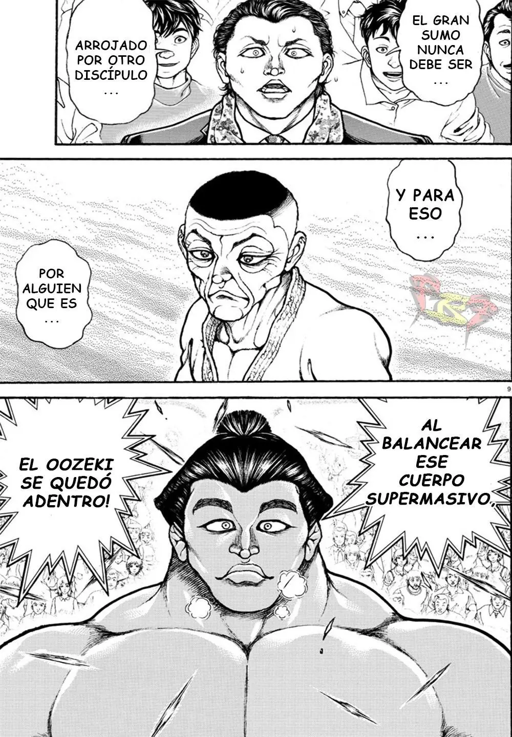 Baki Dou capítulo 52, página 9
