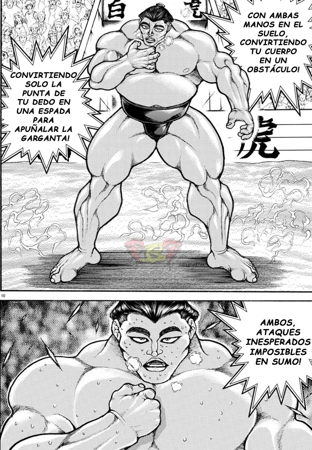 Baki Dou capítulo 53, página 10
