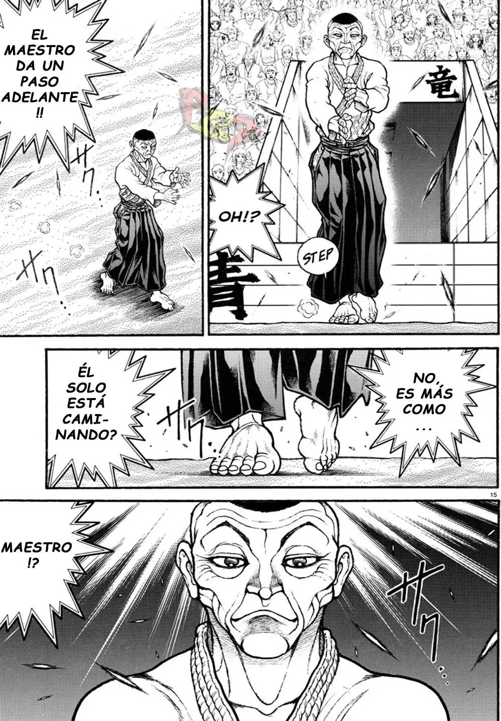 Baki Dou capítulo 53, página 14
