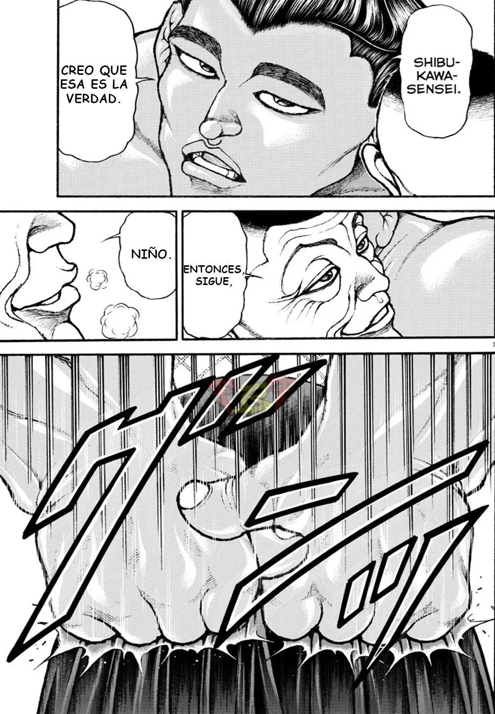 Baki Dou capítulo 54, página 7