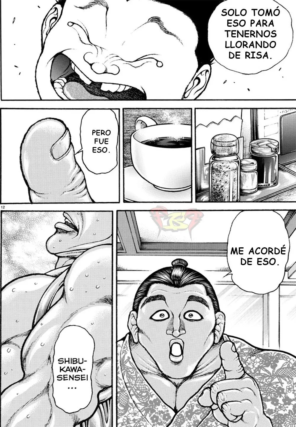 Baki Dou capítulo 54, página 12
