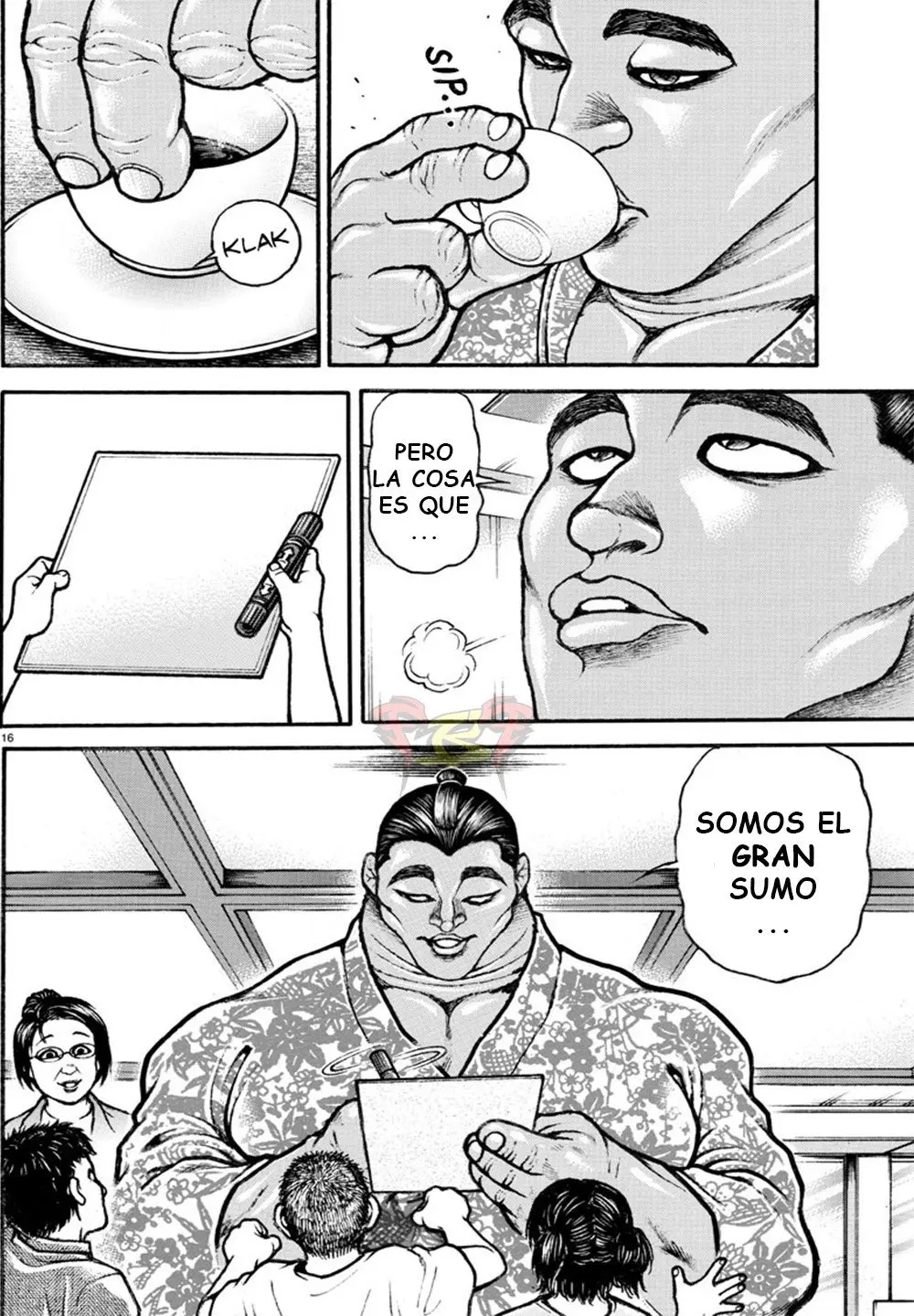 Baki Dou capítulo 54, página 16