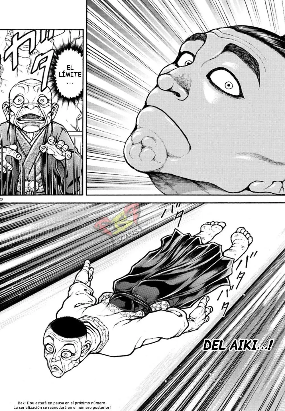 Baki Dou capítulo 54, página 19