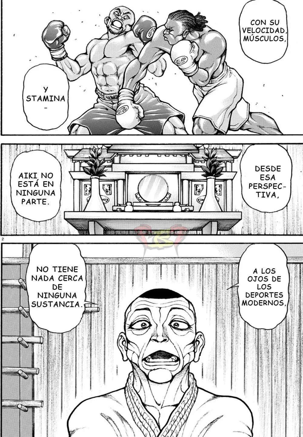Baki Dou capítulo 56, página 3
