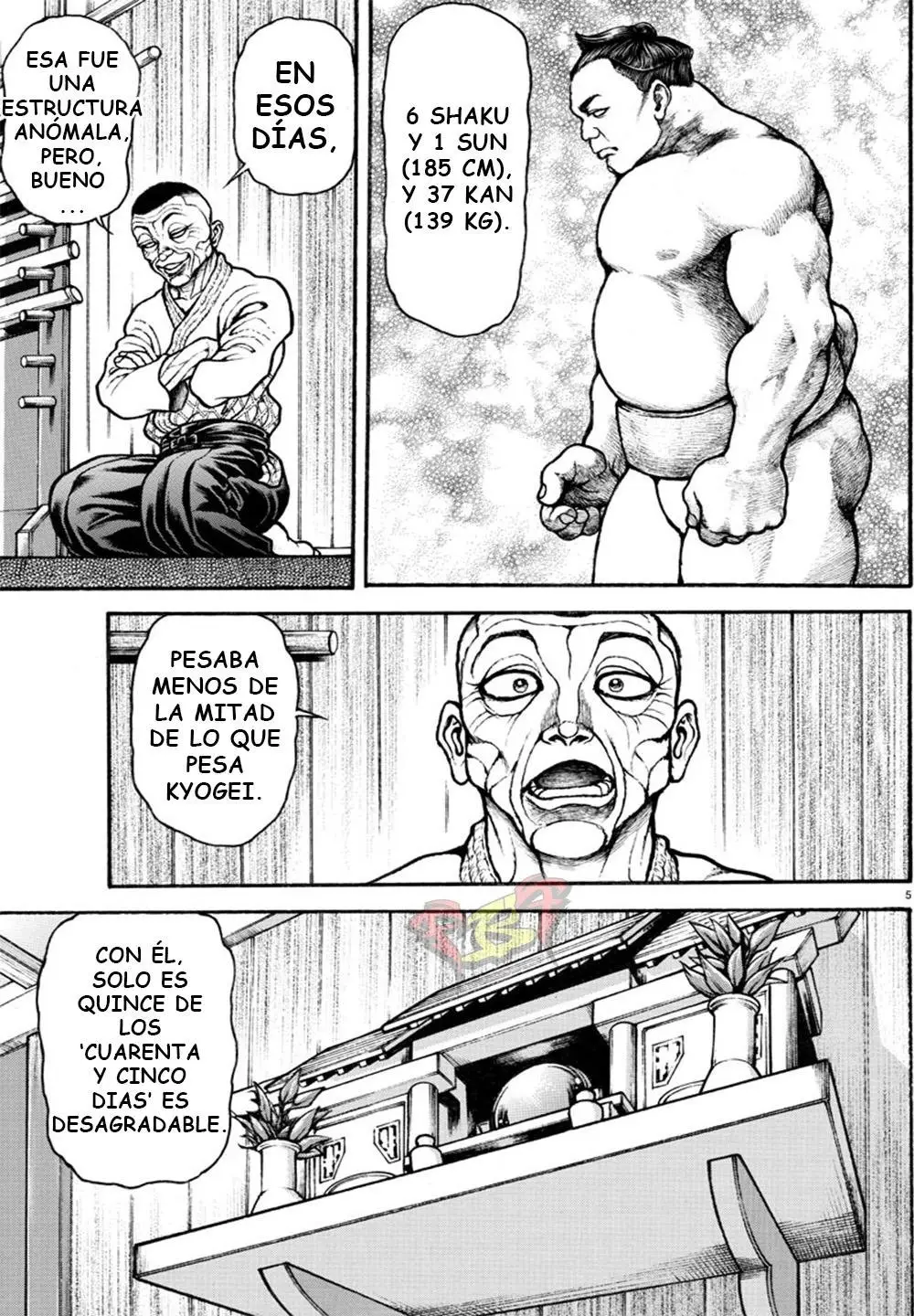 Baki Dou capítulo 57, página 5