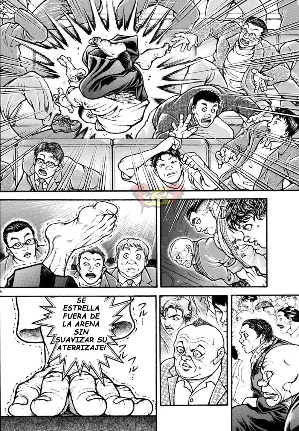 Baki Dou capítulo 57, página 8