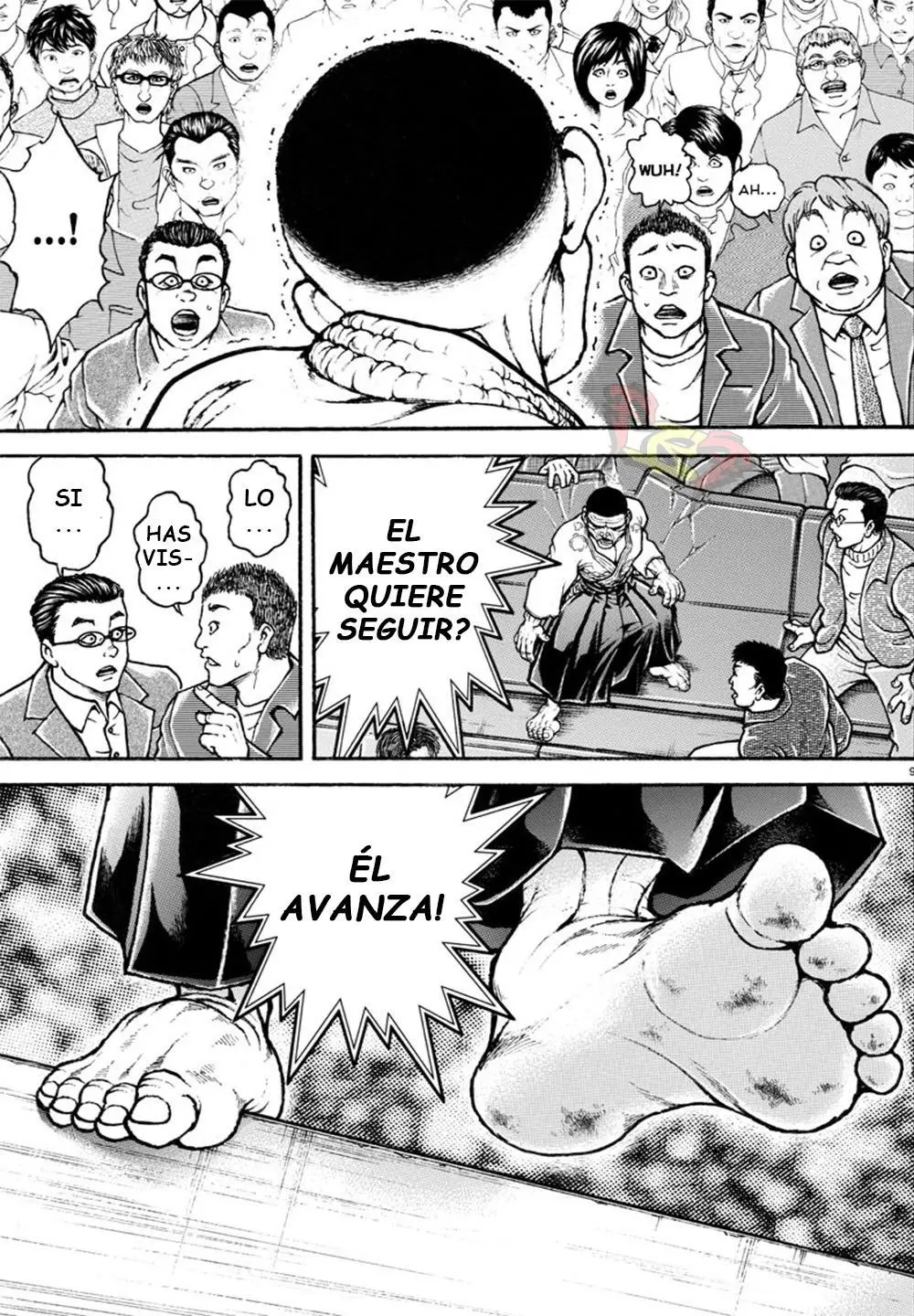 Baki Dou capítulo 57, página 9