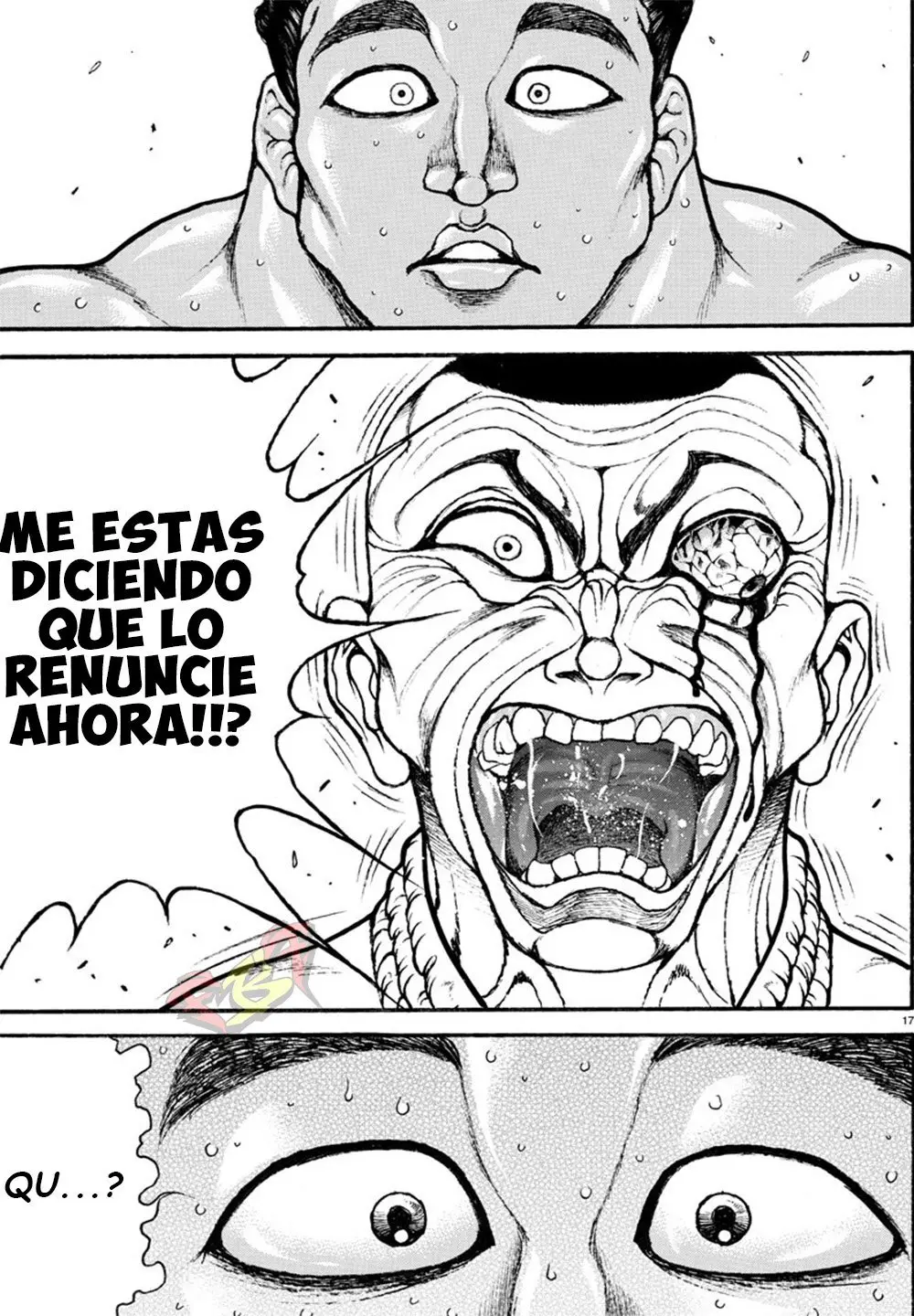 Baki Dou capítulo 57, página 17