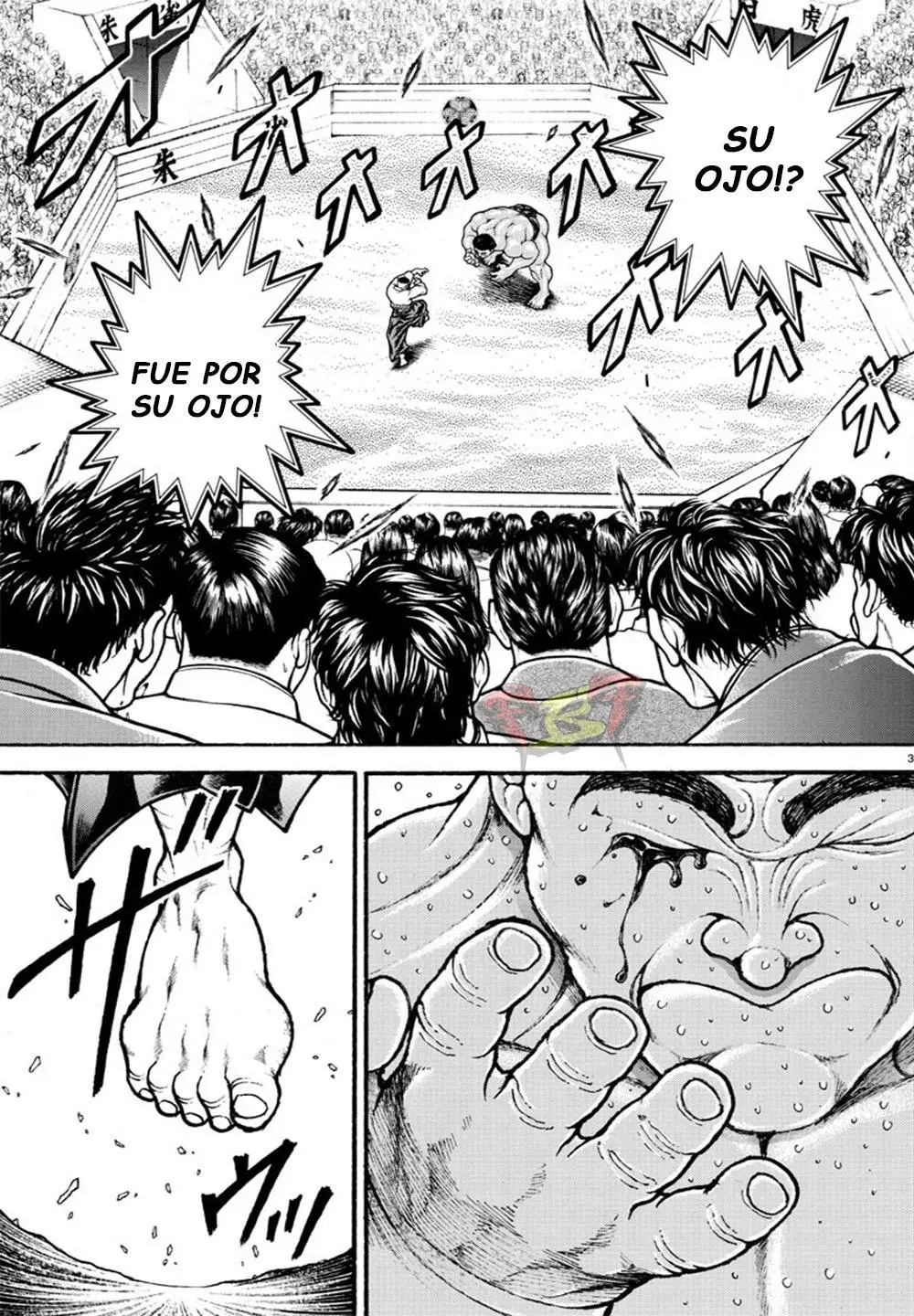 Baki Dou capítulo 58, página 3