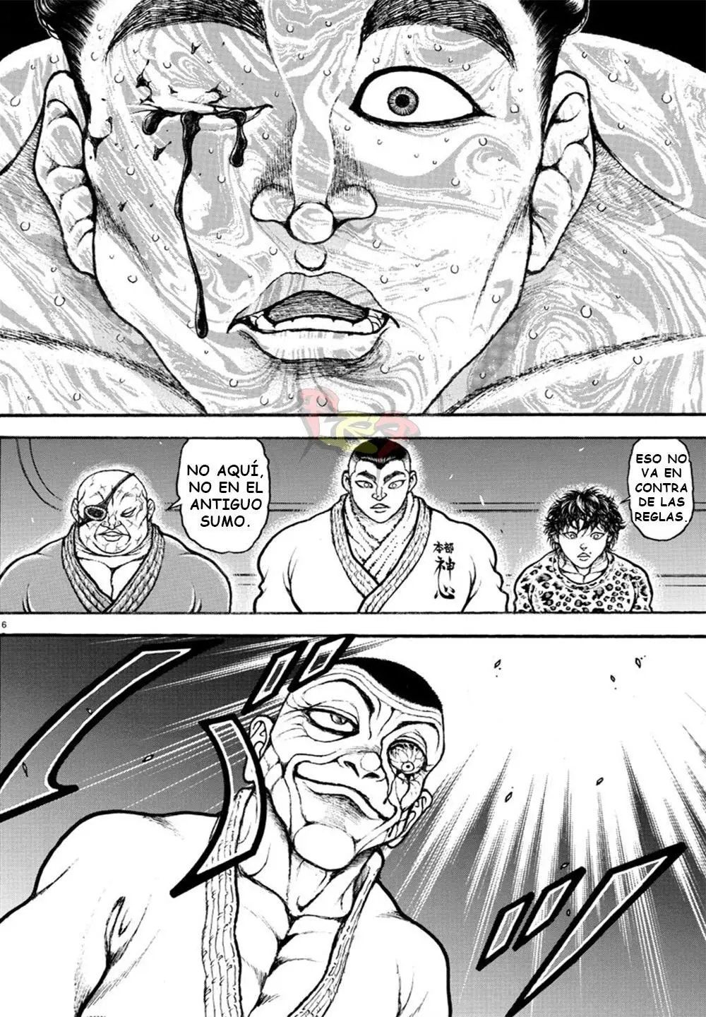 Baki Dou capítulo 58, página 6